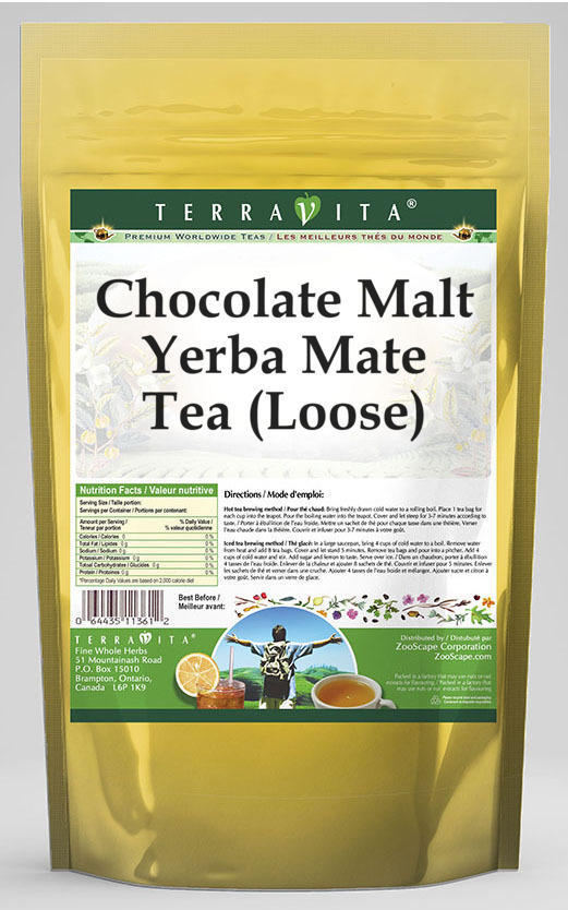 Chocolate Malt Yerba Mate Tea (Loose)