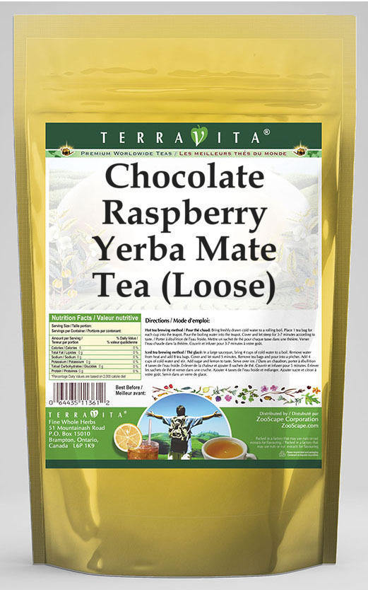 Chocolate Raspberry Yerba Mate Tea (Loose)