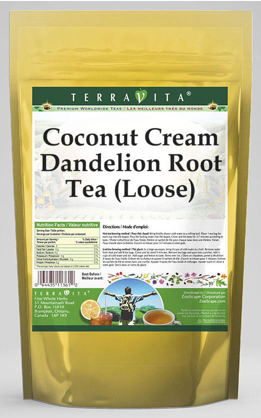 Coconut Cream Dandelion Root Tea (Loose)