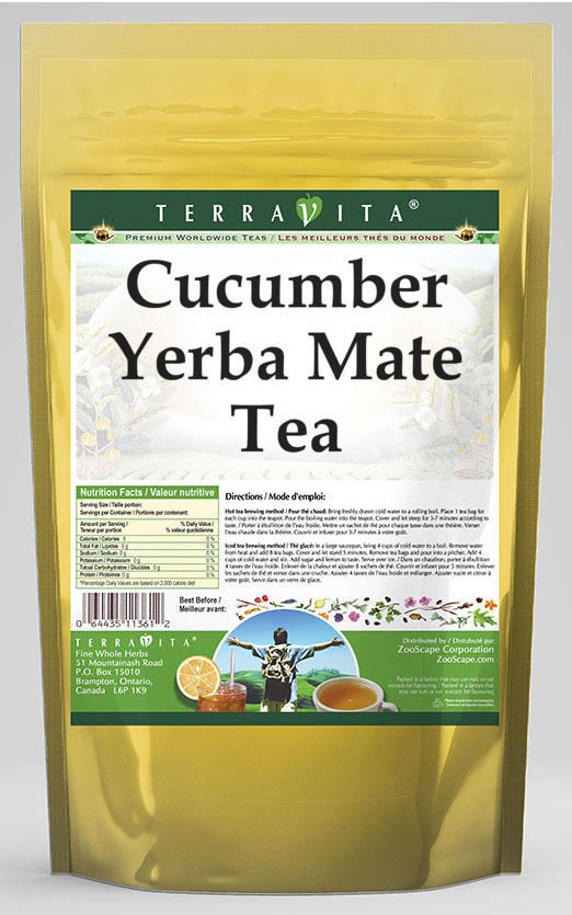 Cucumber Yerba Mate Tea