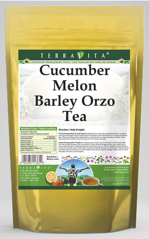 Cucumber Melon Barley Orzo Tea