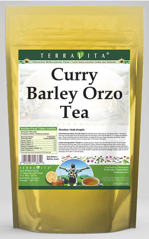 Curry Barley Orzo Tea