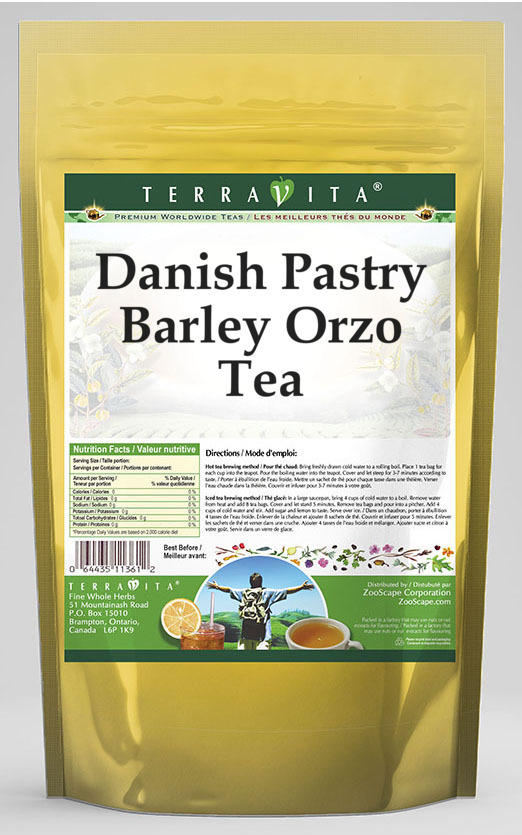 Danish Pastry Barley Orzo Tea