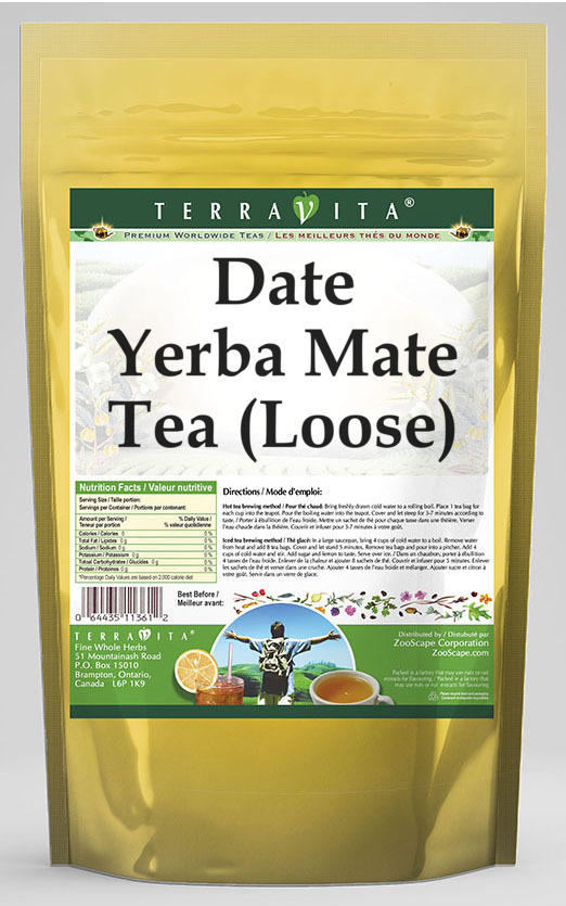 Date Yerba Mate Tea (Loose)