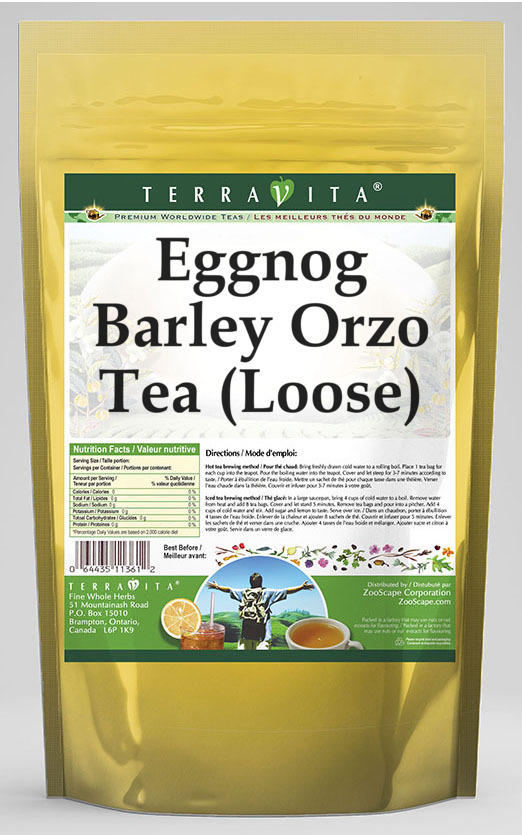 Eggnog Barley Orzo Tea (Loose)