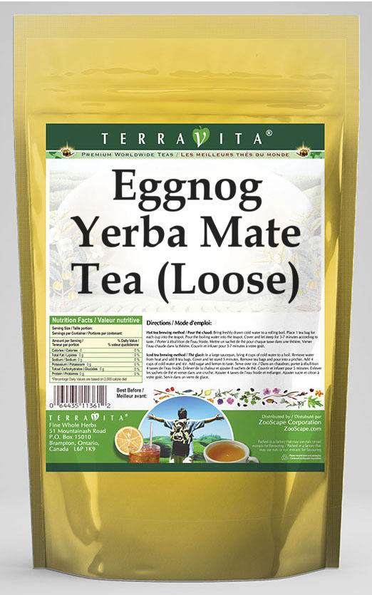 Eggnog Yerba Mate Tea (Loose)