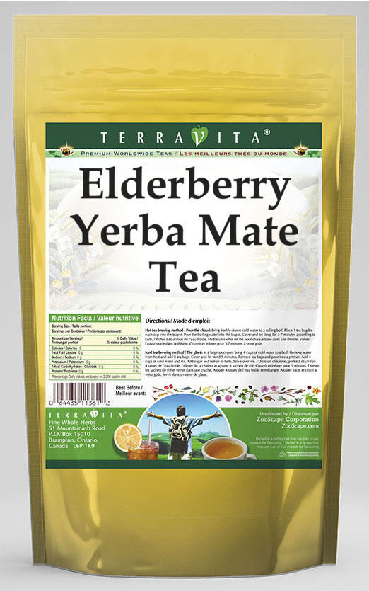 Elderberry Yerba Mate Tea