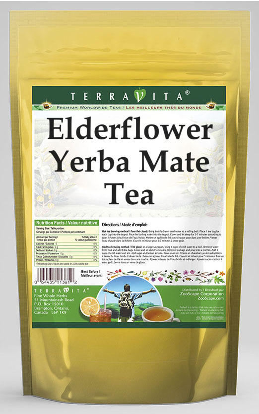 Elderflower Yerba Mate Tea