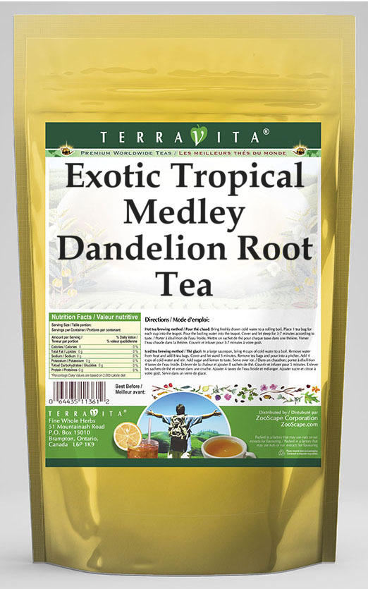 Exotic Tropical Medley Dandelion Root Tea