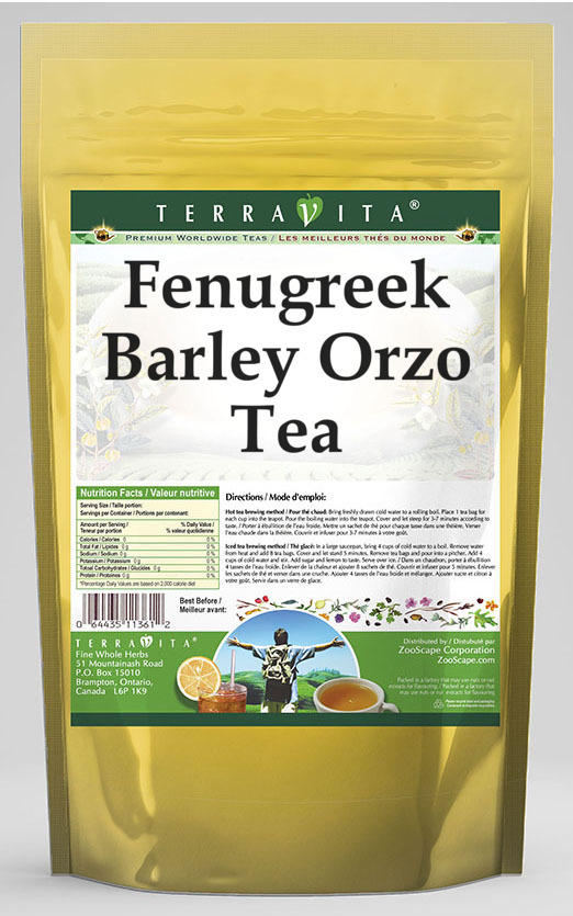 Fenugreek Barley Orzo Tea