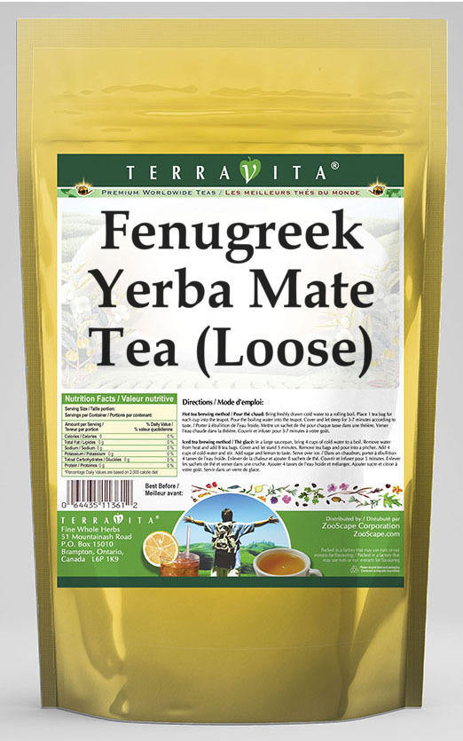Fenugreek Yerba Mate Tea (Loose)
