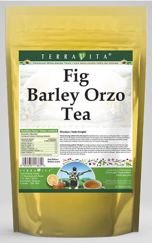 Fig Barley Orzo Tea