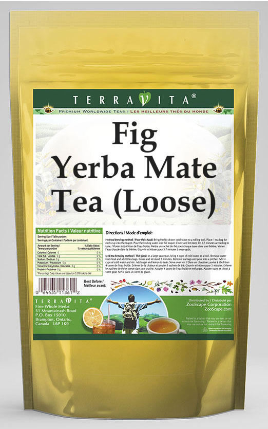 Fig Yerba Mate Tea (Loose)