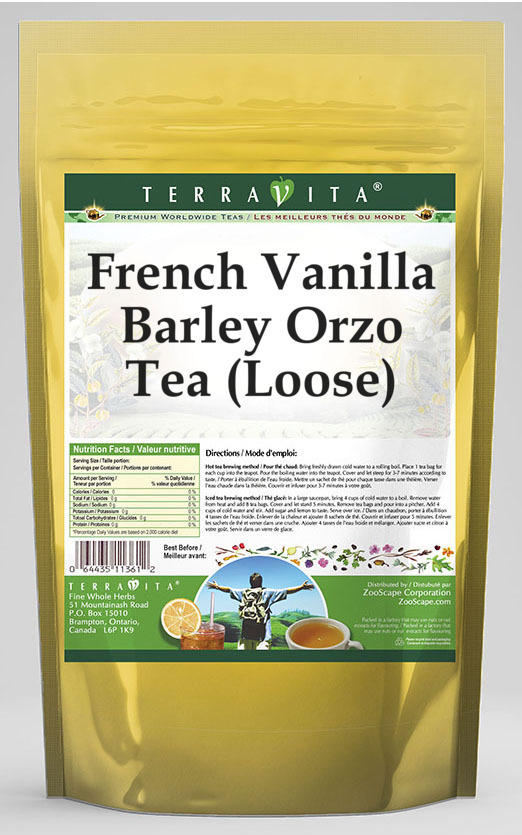 French Vanilla Barley Orzo Tea (Loose)