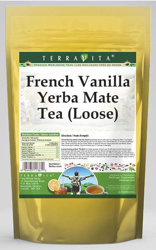 French Vanilla Yerba Mate Tea (Loose)