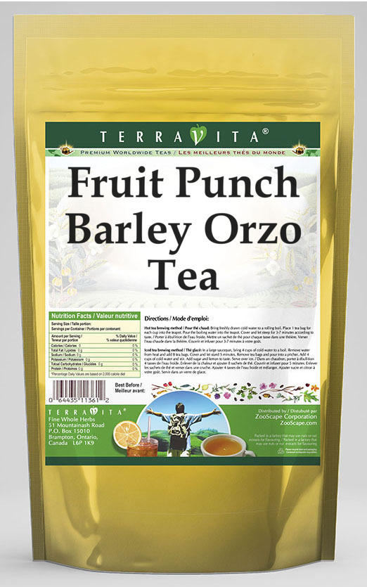 Fruit Punch Barley Orzo Tea