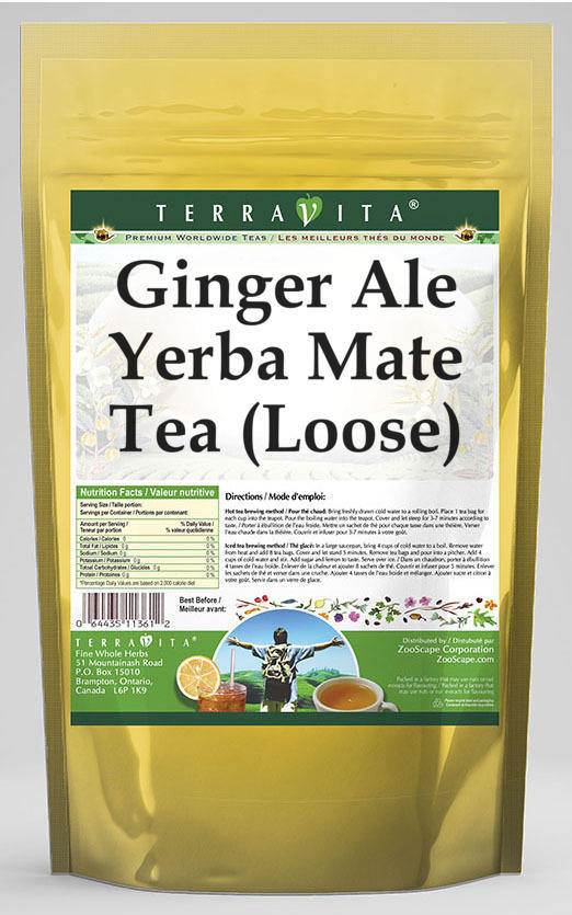 Ginger Ale Yerba Mate Tea (Loose)