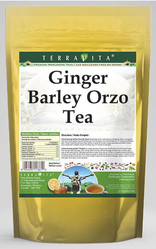 Ginger Barley Orzo Tea