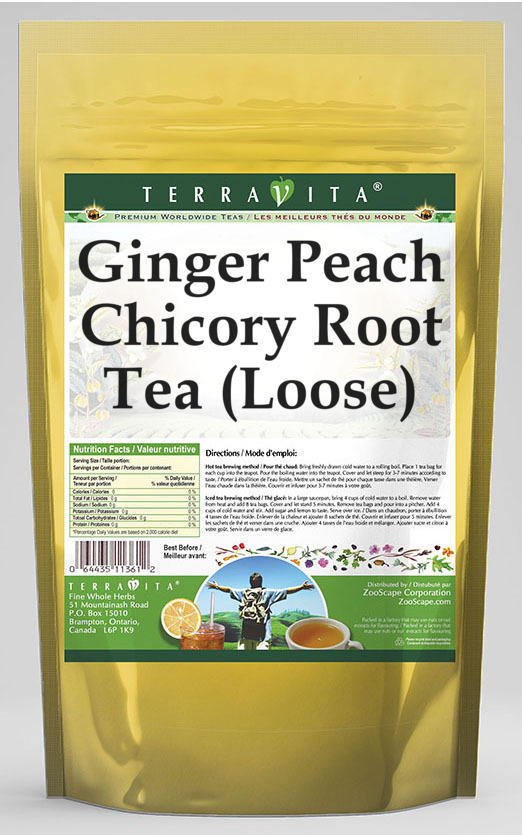 Ginger Peach Chicory Root Tea (Loose)