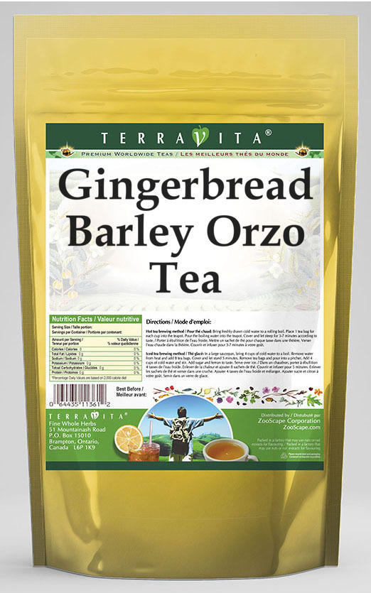Gingerbread Barley Orzo Tea