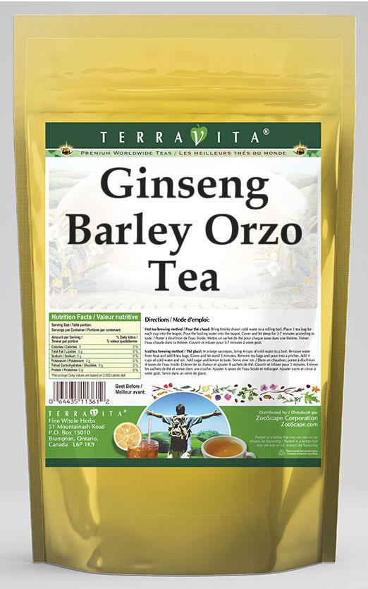 Ginseng Barley Orzo Tea