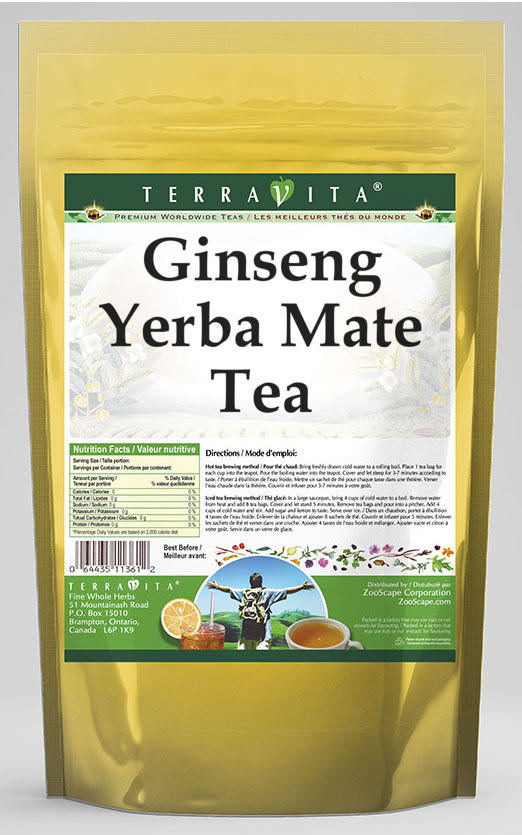 Ginseng Yerba Mate Tea