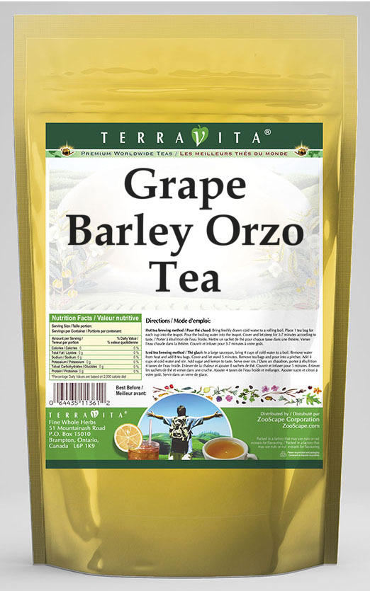 Grape Barley Orzo Tea