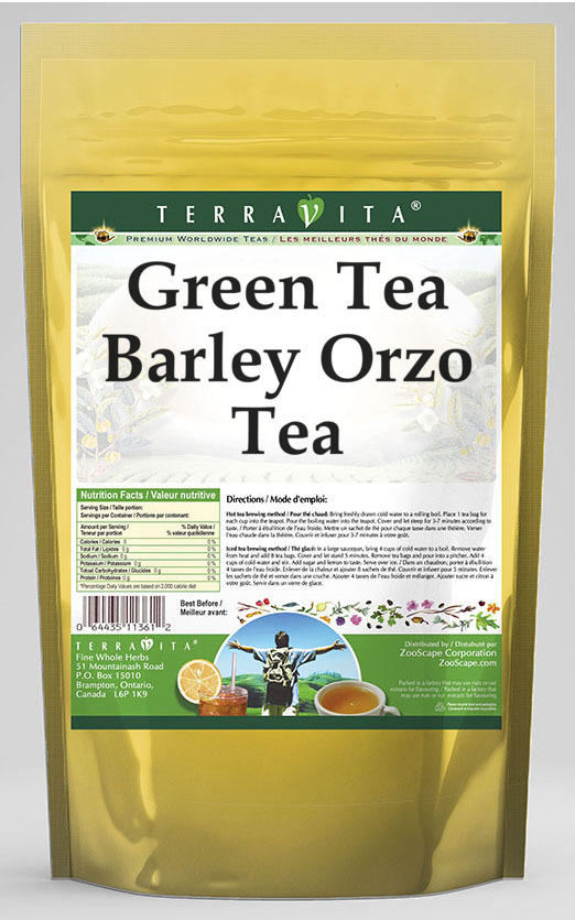 Green Tea Barley Orzo Tea