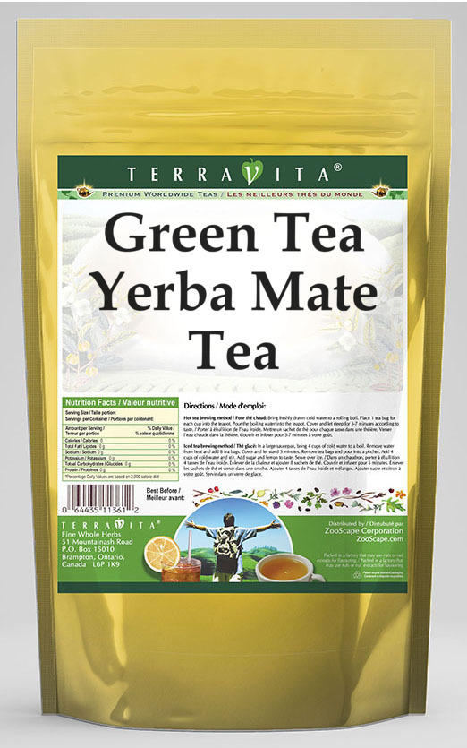 Green Tea Yerba Mate Tea