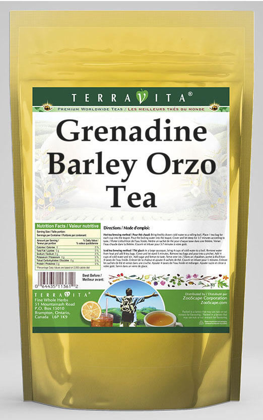Grenadine Barley Orzo Tea