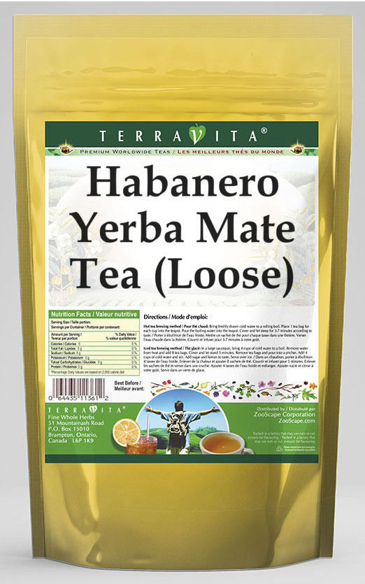 Habanero Yerba Mate Tea (Loose)