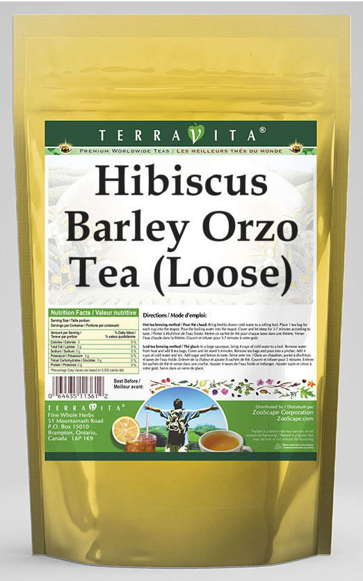 Hibiscus Barley Orzo Tea (Loose)