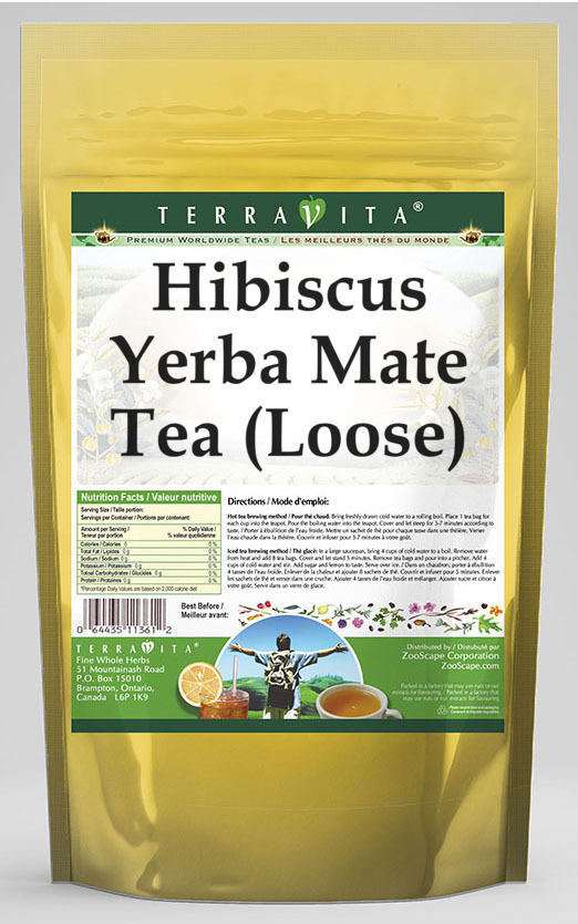 Hibiscus Yerba Mate Tea (Loose)