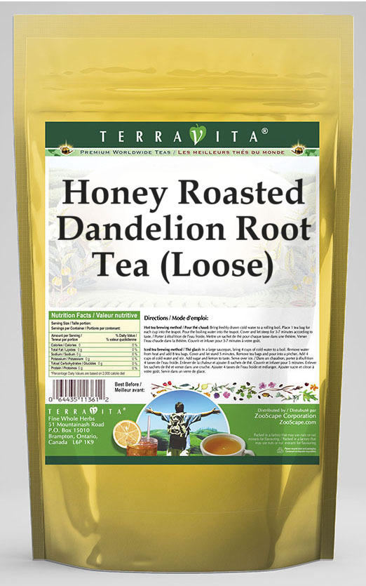 Honey Roasted Dandelion Root Tea (Loose)