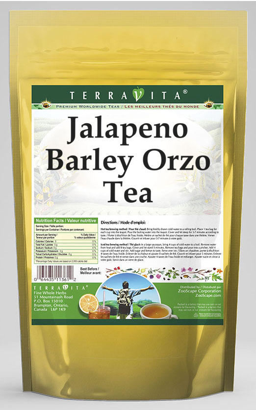 Jalapeno Barley Orzo Tea