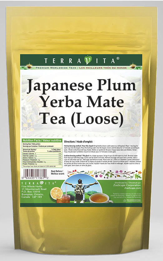 Japanese Plum Yerba Mate Tea (Loose)