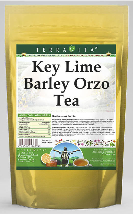 Key Lime Barley Orzo Tea