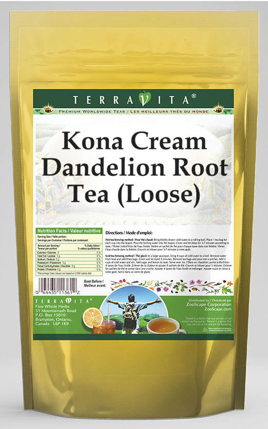 Kona Cream Dandelion Root Tea (Loose)