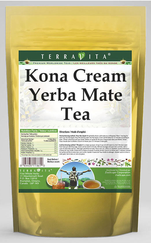 Kona Cream Yerba Mate Tea