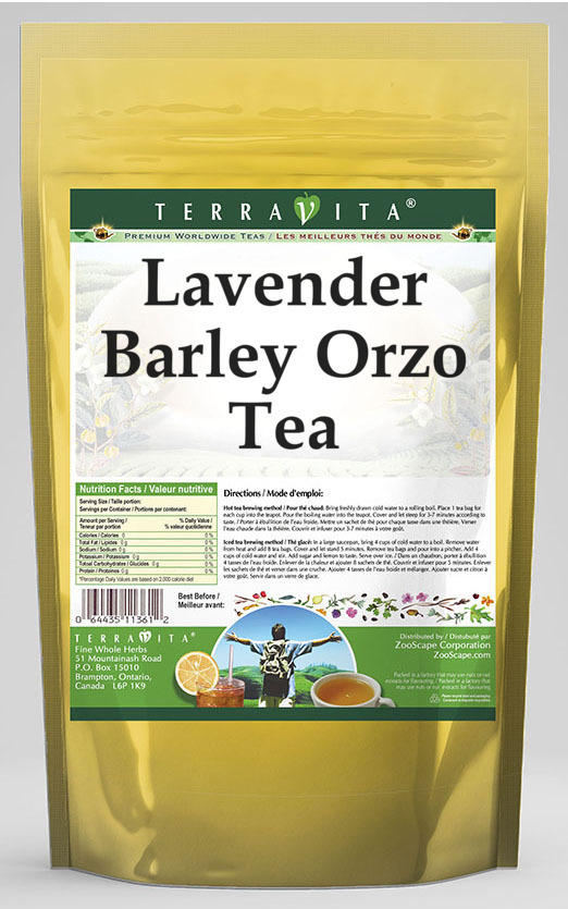Lavender Barley Orzo Tea
