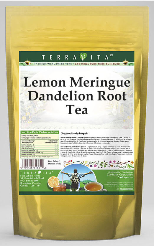 Lemon Meringue Dandelion Root Tea