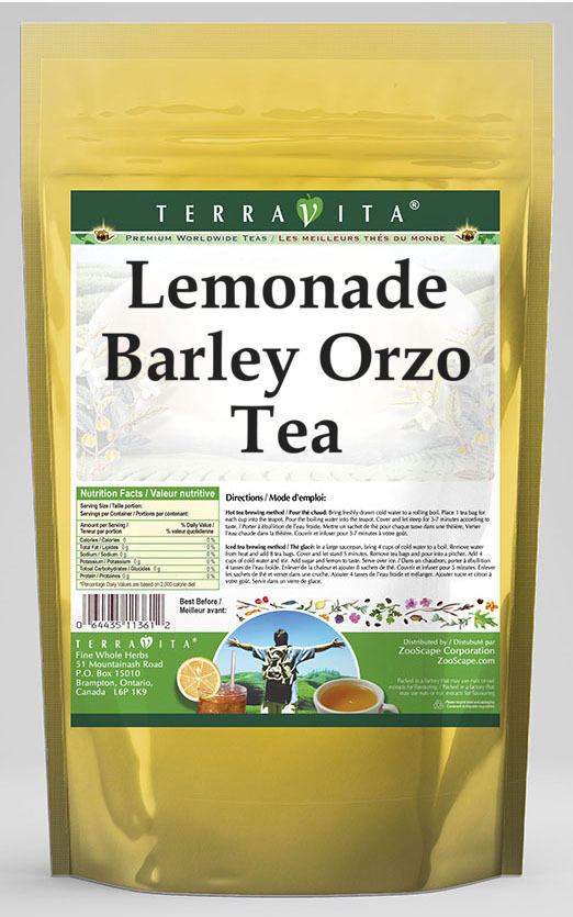 Lemonade Barley Orzo Tea