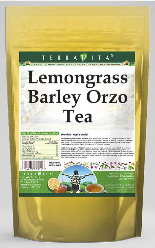 Lemongrass Barley Orzo Tea