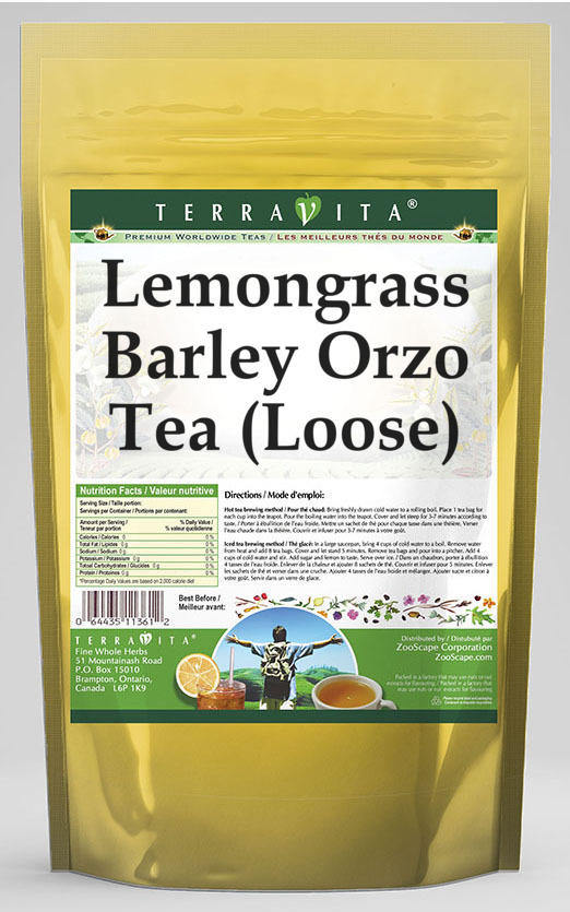 Lemongrass Barley Orzo Tea (Loose)