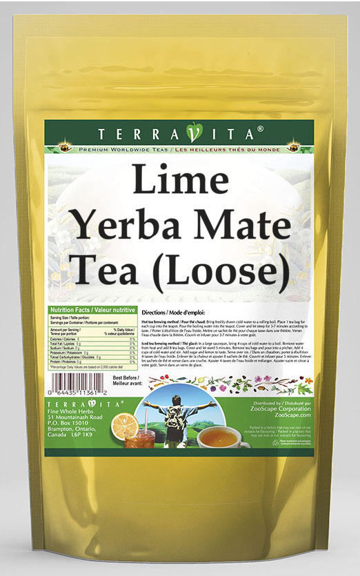 Lime Yerba Mate Tea (Loose)