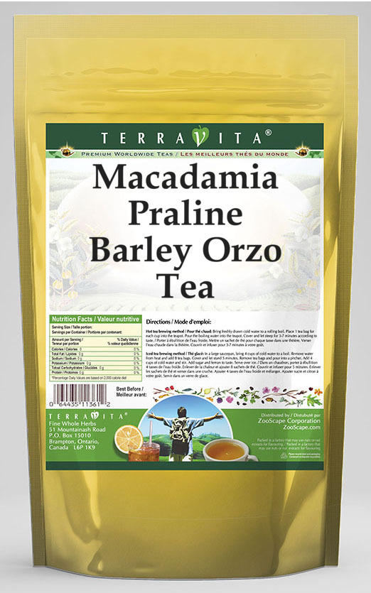 Macadamia Praline Barley Orzo Tea