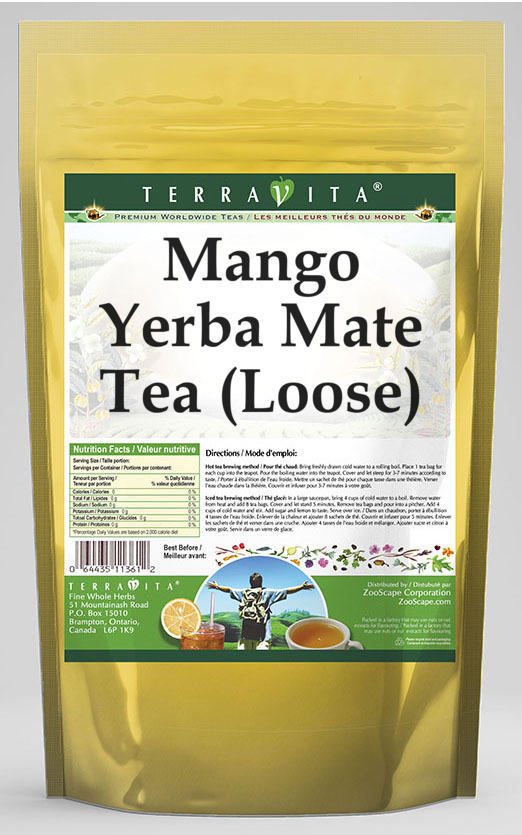 Mango Yerba Mate Tea (Loose)