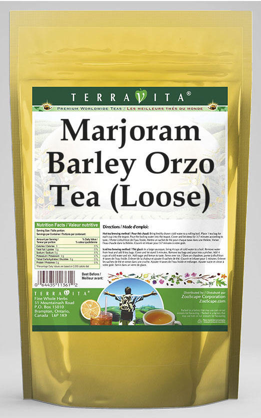 Marjoram Barley Orzo Tea (Loose)