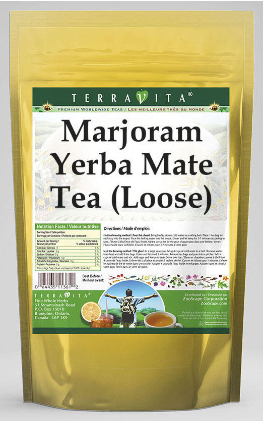 Marjoram Yerba Mate Tea (Loose)