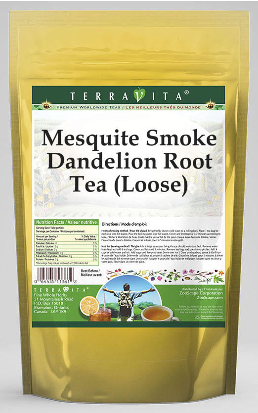 Mesquite Smoke Dandelion Root Tea (Loose)